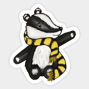 Badger Mascot Sticker